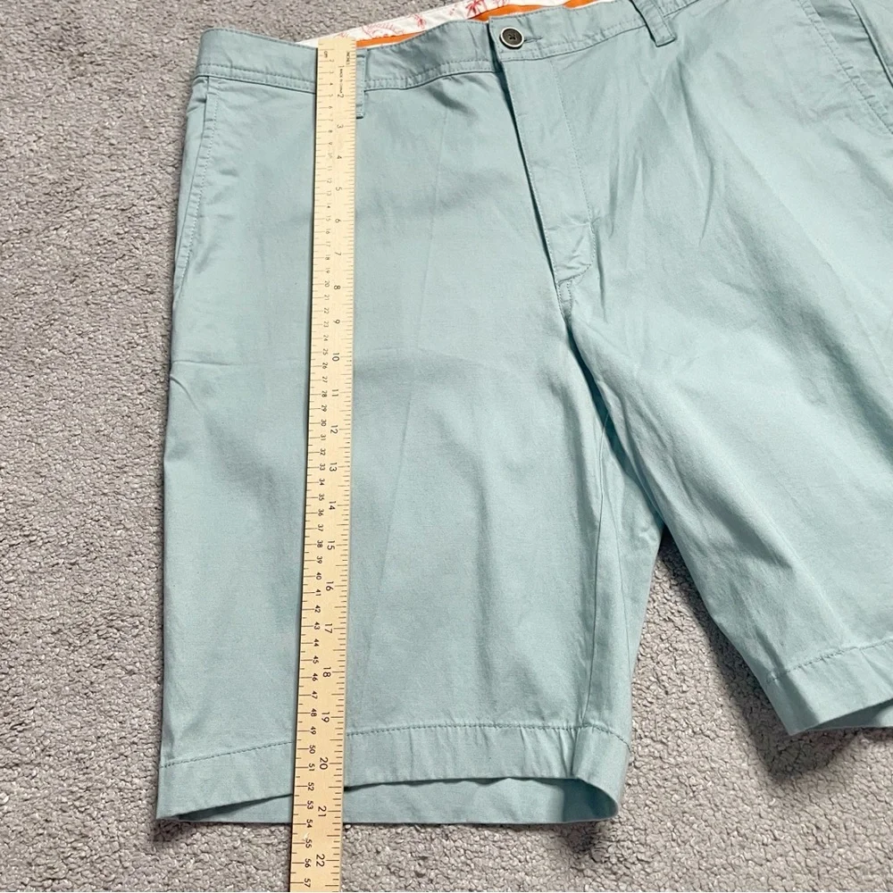 Tommy Bahama Boracay 38 Green Blue Flat Front Pockets Chino 10